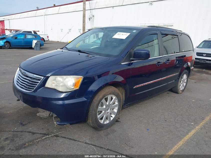 Vin: 2c4rc1bg0cr252775, lot: 46829017, chrysler town & country touring 20122