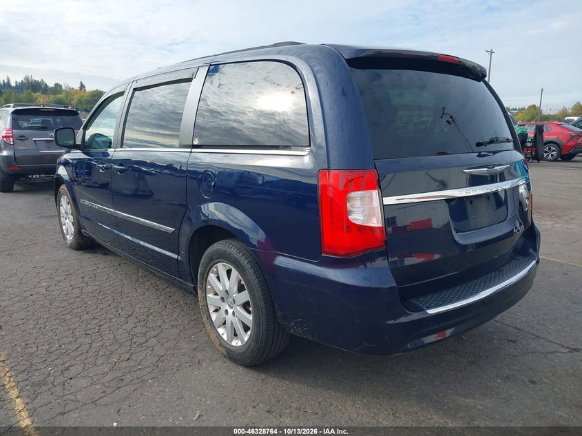 Vin: 2c4rc1bg0cr252775, lot: 46829017, chrysler town & country touring 20123
