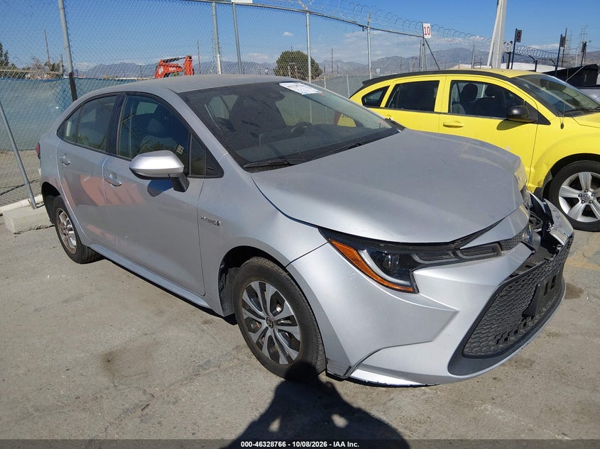 Vin: jtdeamdexmj019896, lot: 46829019, toyota corolla hybrid le 20211