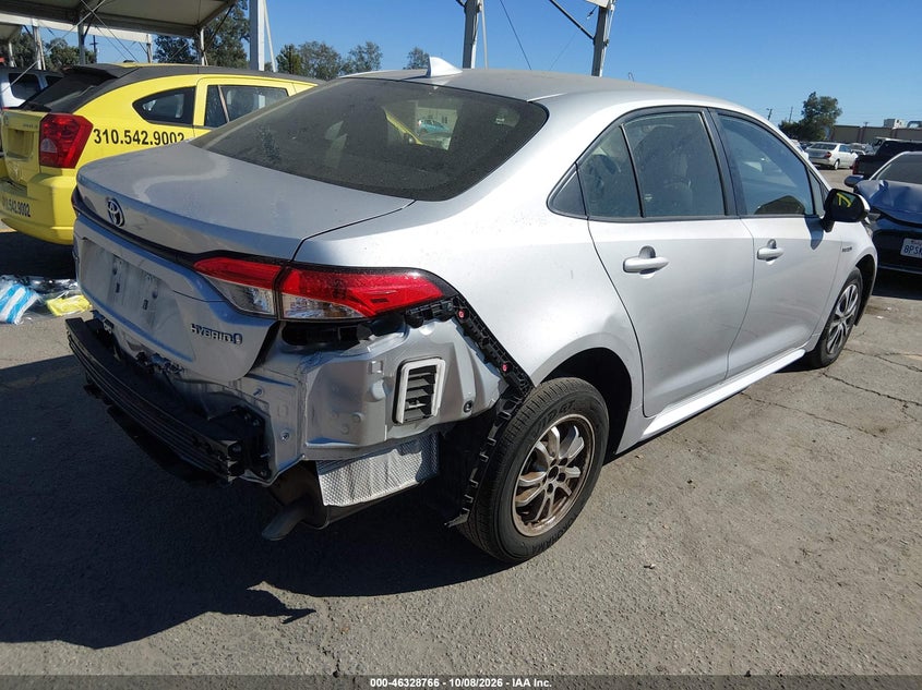 Vin: jtdeamdexmj019896, lot: 46829019, toyota corolla hybrid le 20214