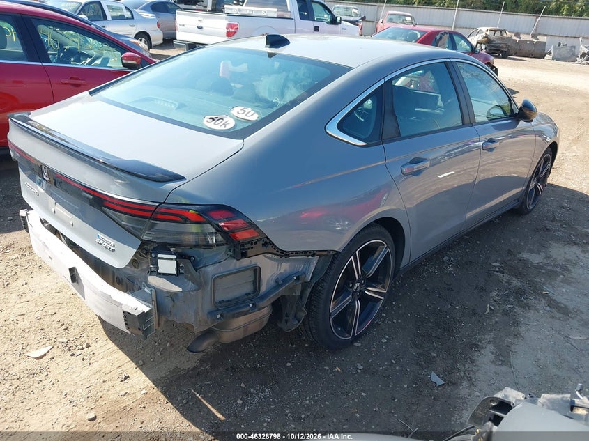 Vin: 1hgcy2f52pa010815, lot: 46829051, honda accord hybrid sport 20234