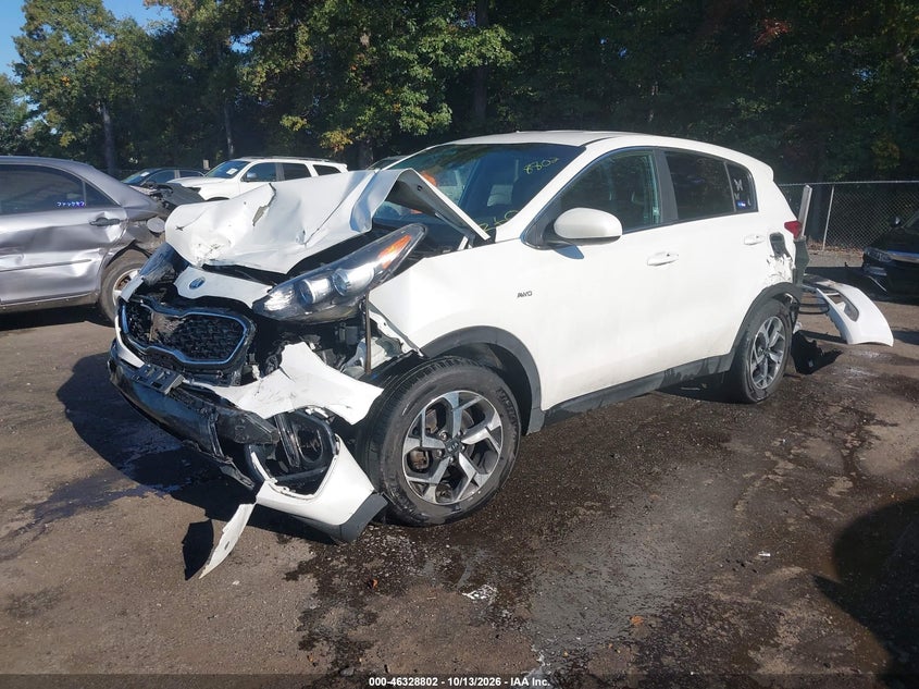 2022 KIA SPORTAGE VIN KNDPMCAC7N7006387 — фото 2