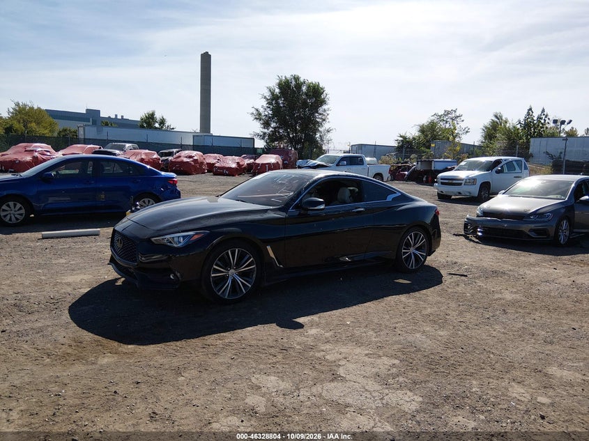 Vin: jn1cv7elxhm320704, lot: 46829057, infiniti q60 2.0t premium 20172