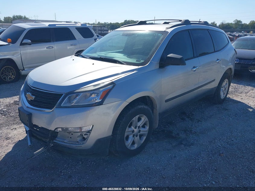 Vin: 1gnkrfkd1gj181879, lot: 46829085, chevrolet traverse ls 20162