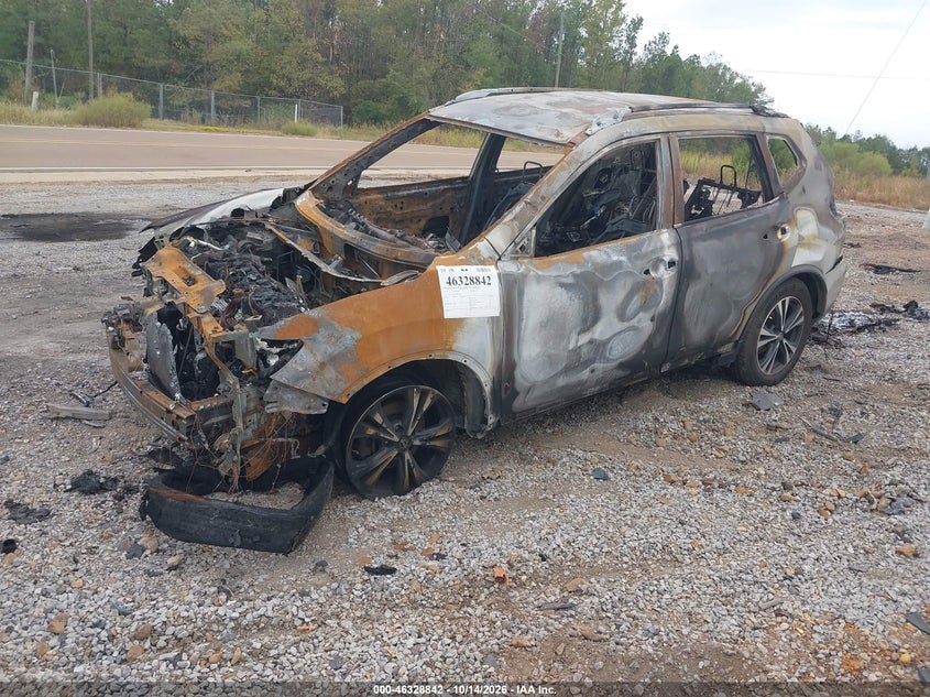 2018 Nissan Rogue Sl, Total Burn, IAAI, VIN JN8AT2MV9JW316576 — photo 2