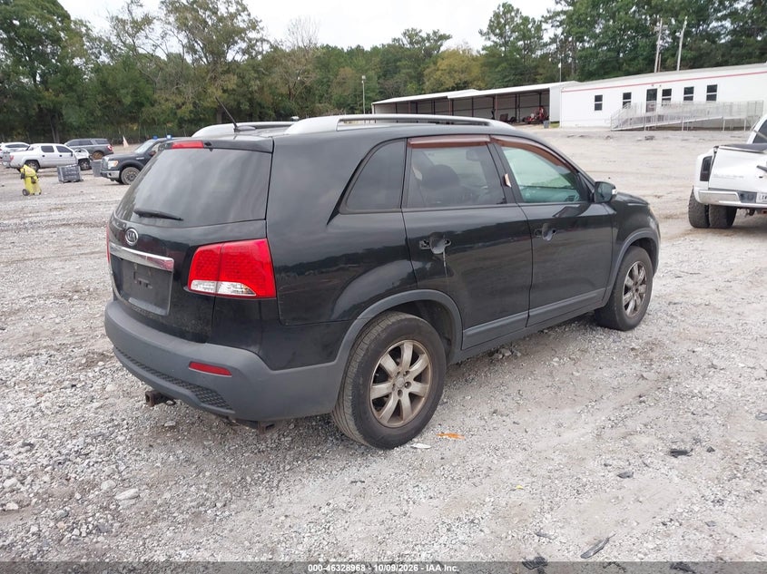 Vin: 5xykt4a10bg145633, lot: 46829221, kia sorento lx 20114
