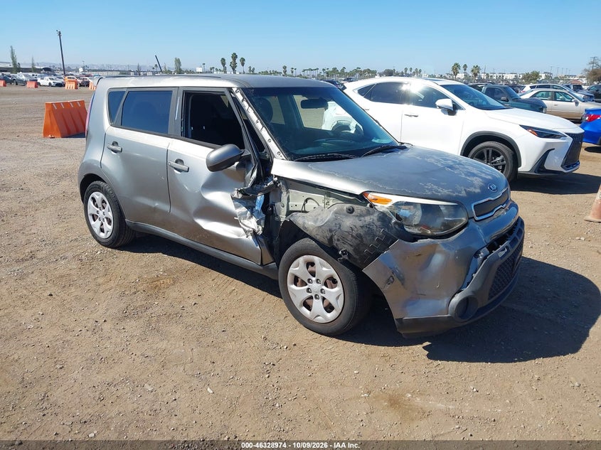Vin: kndjn2a24f7220209, lot: 46829228, kia soul 20151