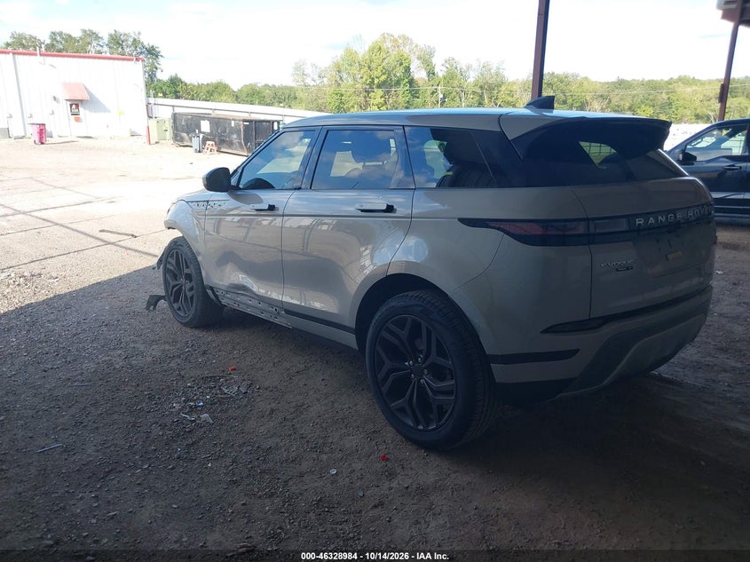 Vin: salzj2fx5lh067955, lot: 46829237, land rover range rover evoque s 20203