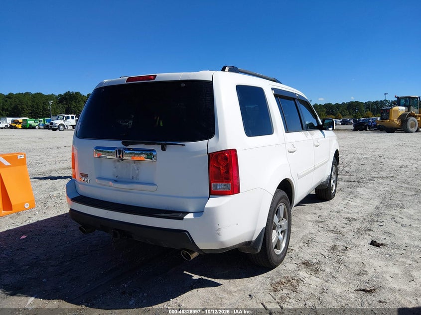 Vin: 5fnyf3h51ab011238, lot: 46829250, honda pilot ex-l 20104