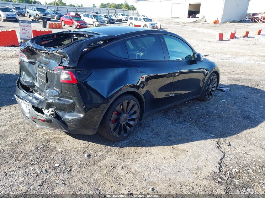 Vin: 7saygdef6pf602953, lot: 46829262, tesla model y performance dual motor all-wheel drive 20234