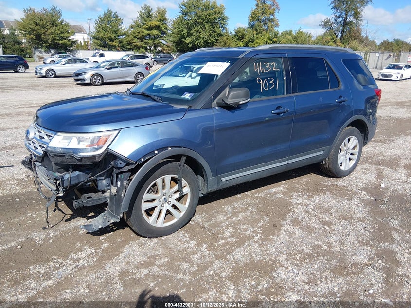Vin: 1fm5k8d87kgb00729, lot: 46829284, ford explorer xlt 20192