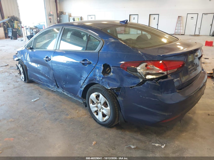 Vin: 3kpfl4a7xje194369, lot: 46829294, kia forte lx 20183