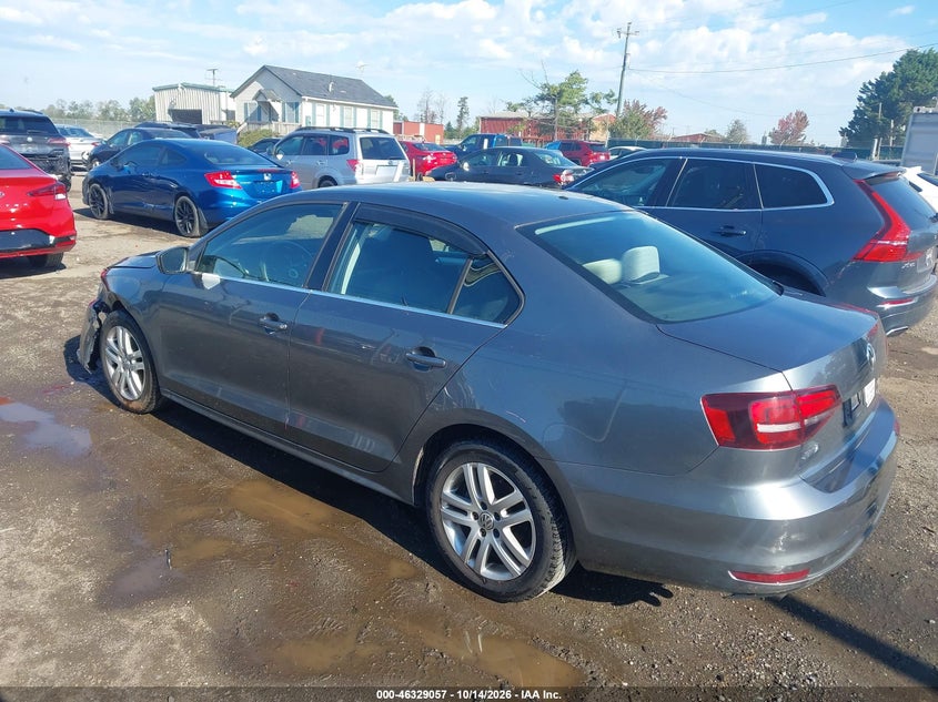 Vin: 3vw2b7ajxhm272774, lot: 46829310, volkswagen jetta 1.4t s 20173