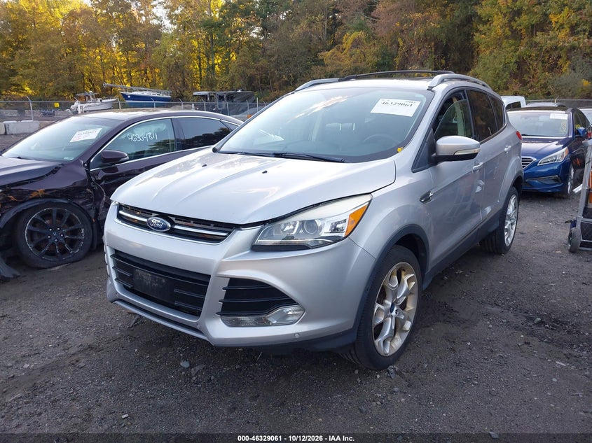 Vin: 1fmcu9j98duc91439, lot: 46829314, ford escape titanium 20132
