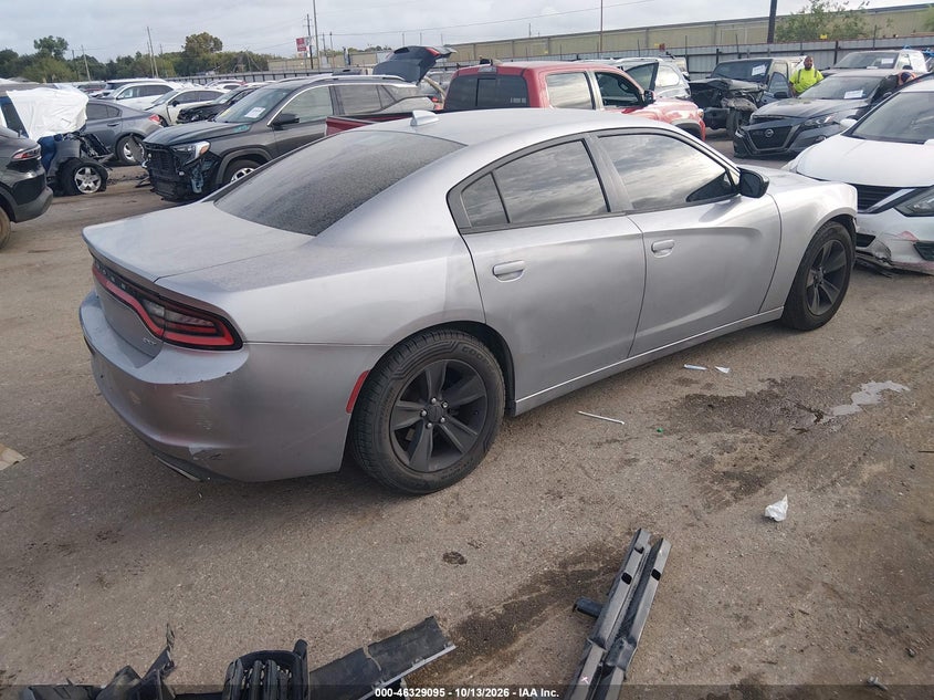Vin: 2c3cdxhg8gh186814, lot: 46829348, dodge charger sxt 20164