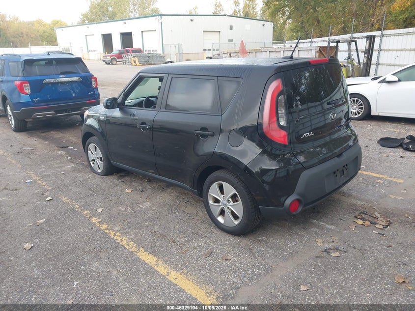 Vin: kndjn2a25e7746847, lot: 46829357, kia soul 20143