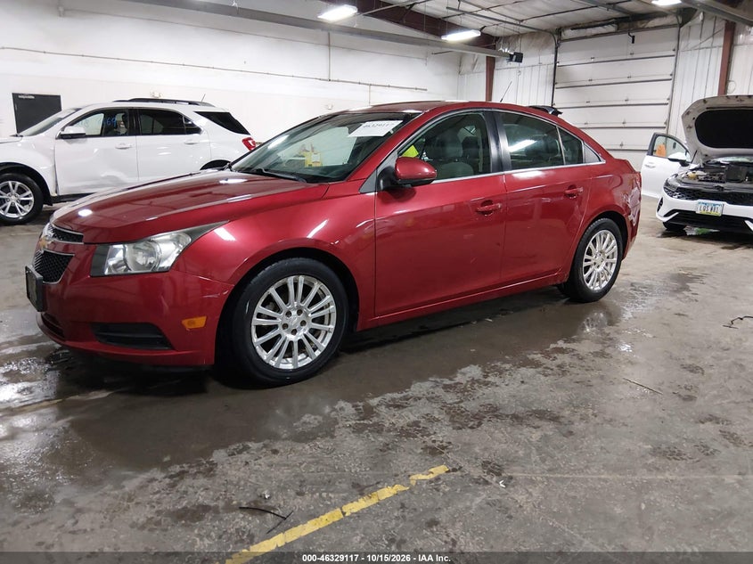 Vin: 1g1ph5sb0e7455893, lot: 46829370, chevrolet cruze eco auto 20142