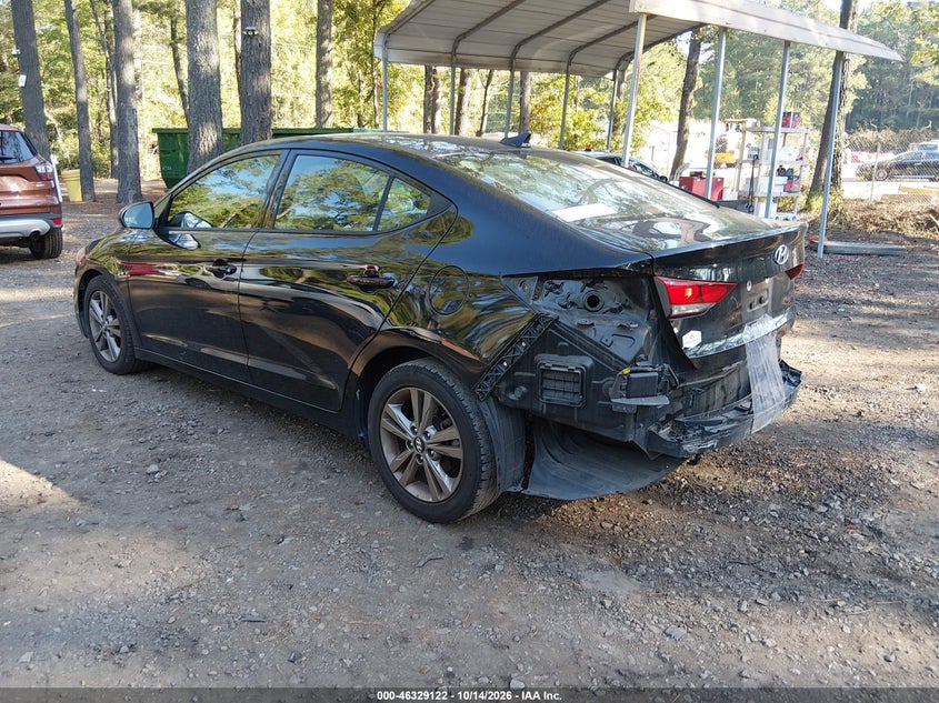 Vin: 5npd84lf1jh380231, lot: 46829374, hyundai elantra sel 20183