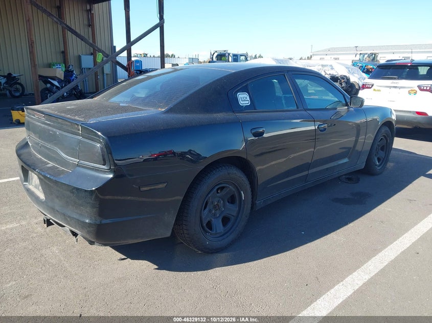 Vin: 2c3cdxat3eh279244, lot: 46829385, dodge charger police 20144