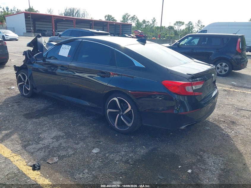Vin: 1hgcv1f33na113837, lot: 46829432, honda accord sport 20223