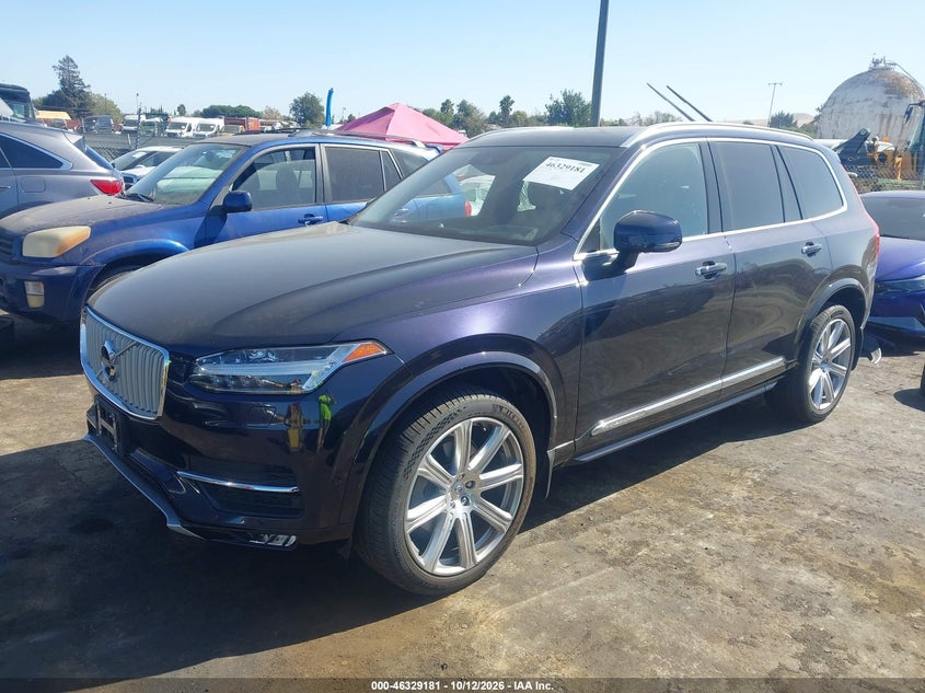 Vin: yv4a22pl5g1049142, lot: 46829434, volvo xc90 t6 inscription 20162