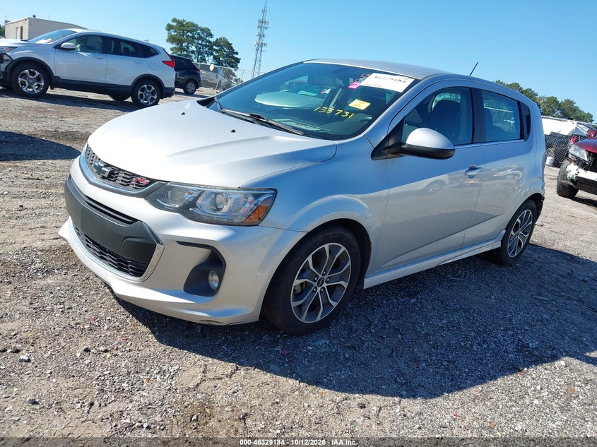 Vin: 1g1jd6sgxj4133731, lot: 46829437, chevrolet sonic lt auto 20182