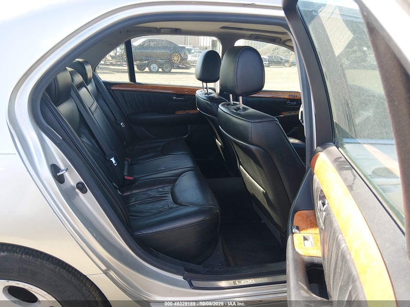 LEXUS LS 430 2001 VIN JTHBN30F210010268