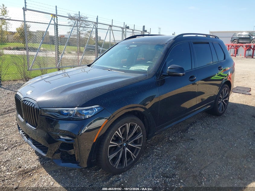 Vin: 5uxcx6c00m9e17290, lot: 46829445, bmw x7 m50i 20212