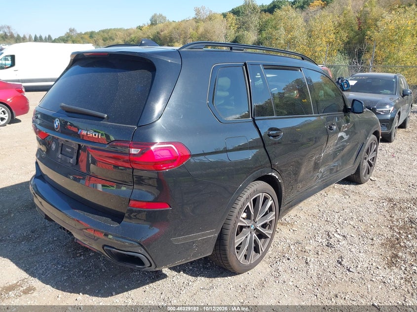 Vin: 5uxcx6c00m9e17290, lot: 46829445, bmw x7 m50i 20214