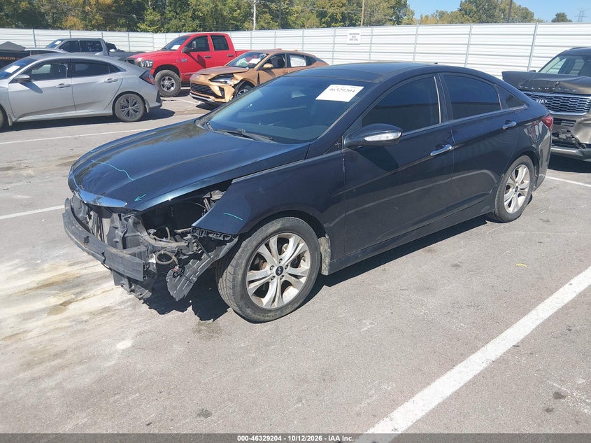 Vin: 5npec4ac4eh837874, lot: 46829457, hyundai sonata limited 20142