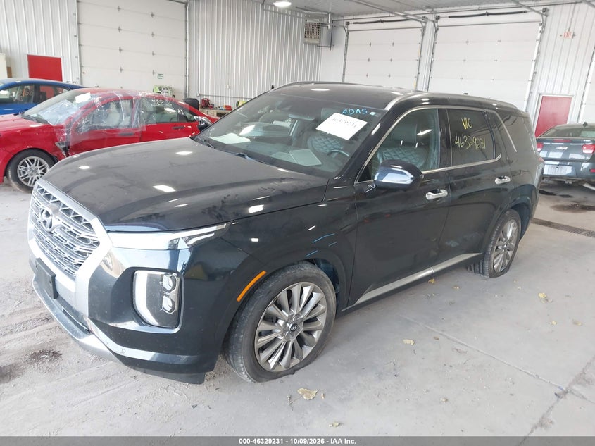 2020 Hyundai Palisade Limited, Left & Right Side, IAAI, VIN KM8R5DHE3LU099227 — photo 2