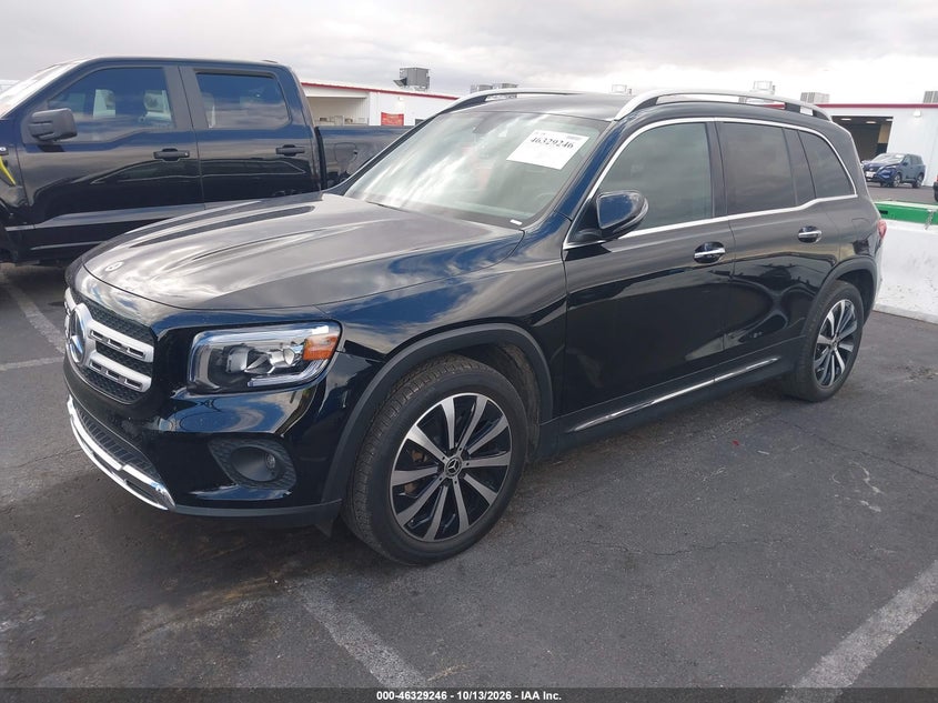 Vin: w1n4m4hb6nw206049, lot: 46829499, mercedes-benz glb 250 4matic 20222