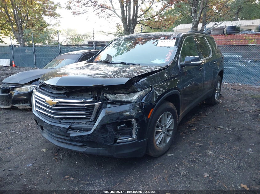 2022 Chevrolet Traverse Awd Lt Leather, Unknown, IAAI, VIN 1GNEVHKW3NJ148112 — photo 2