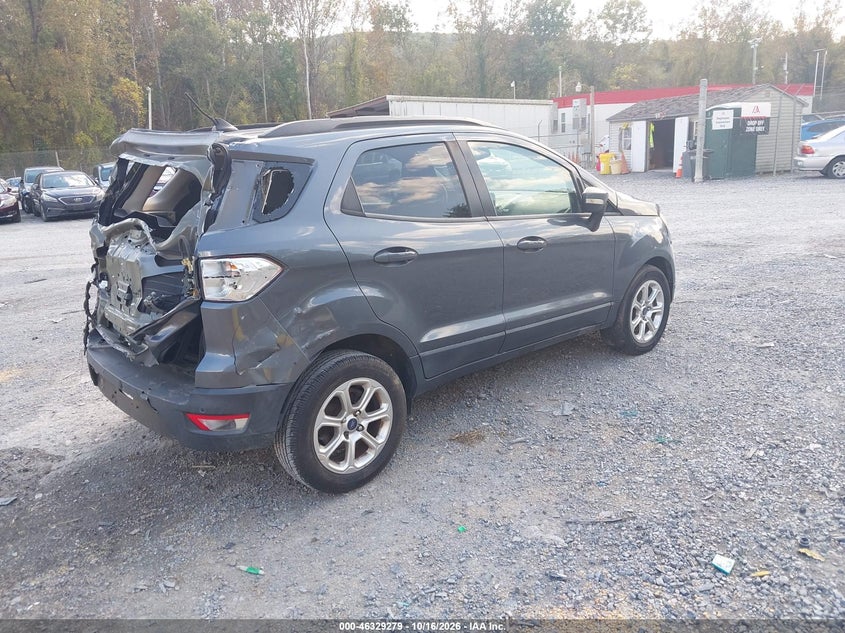 Vin: maj3p1te0jc207225, lot: 46829532, ford ecosport se 20184