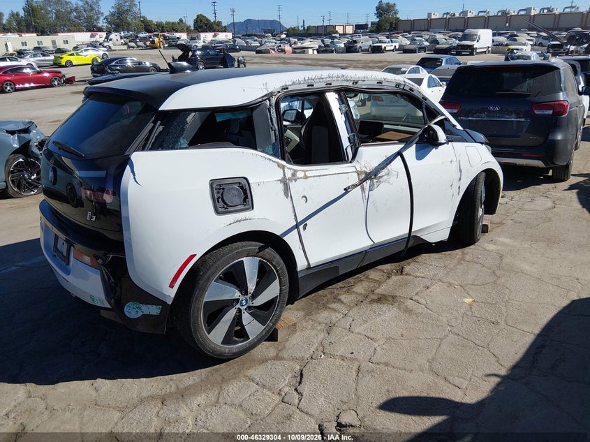 Vin: wby1z4c55ev273548, lot: 46829557, bmw i3 base w/range extender 20144