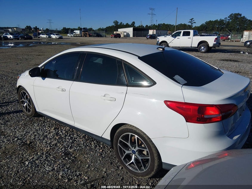 Vin: 1fadp3h22jl319894, lot: 46829601, ford focus sel 20183