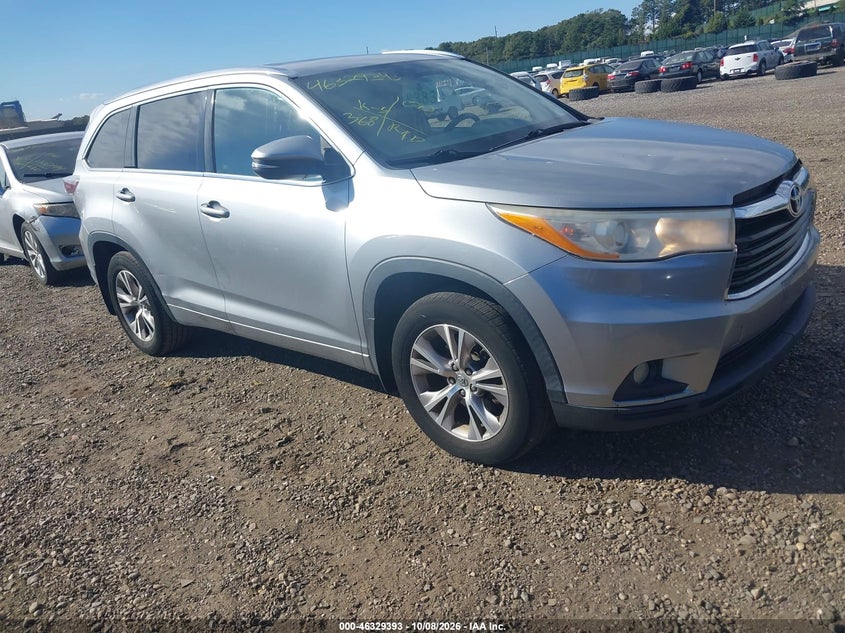 Vin: 5tdjkrfh6fs198590, lot: 46829646, toyota highlander xle v6 2015 img_1