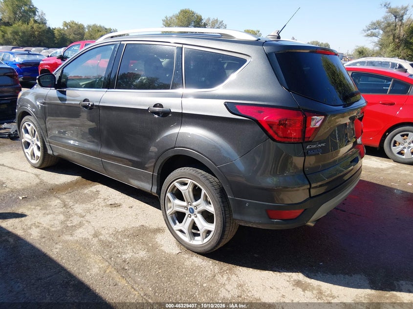 Vin: 1fmcu0j95kuc24113, lot: 46829660, ford escape titanium 20193