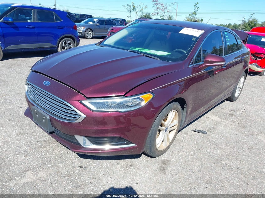Vin: 3fa6p0hd9jr200329, lot: 46829680, ford fusion se 20182