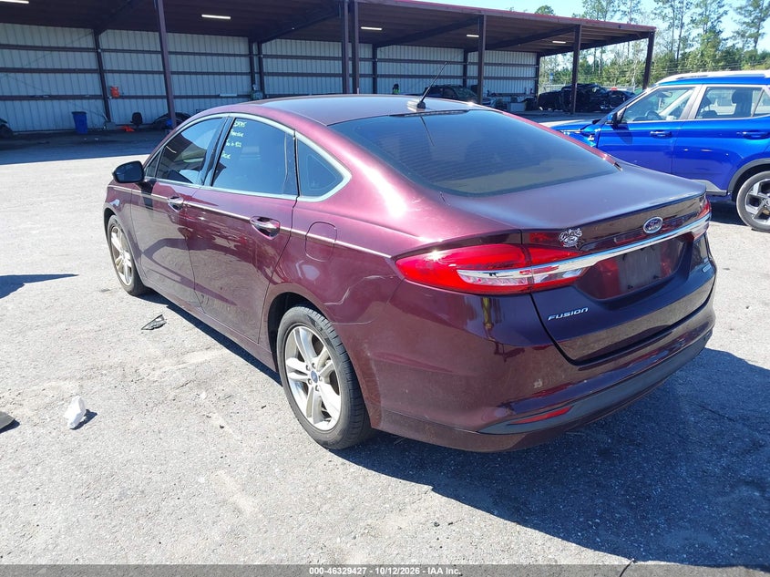 Vin: 3fa6p0hd9jr200329, lot: 46829680, ford fusion se 20183