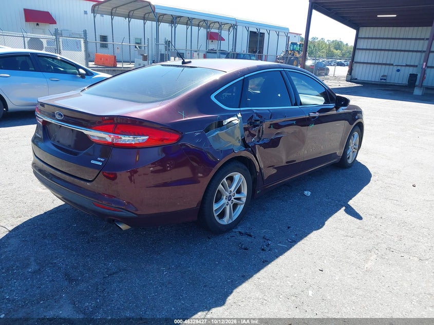 Vin: 3fa6p0hd9jr200329, lot: 46829680, ford fusion se 20184