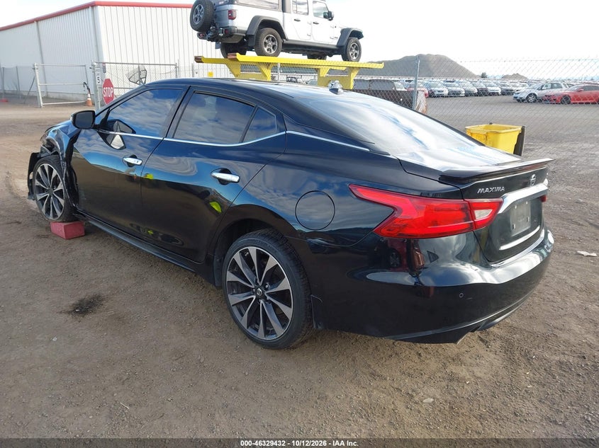 Vin: 1n4aa6ap7gc425441, lot: 46829685, nissan maxima 3.5 sr 20163