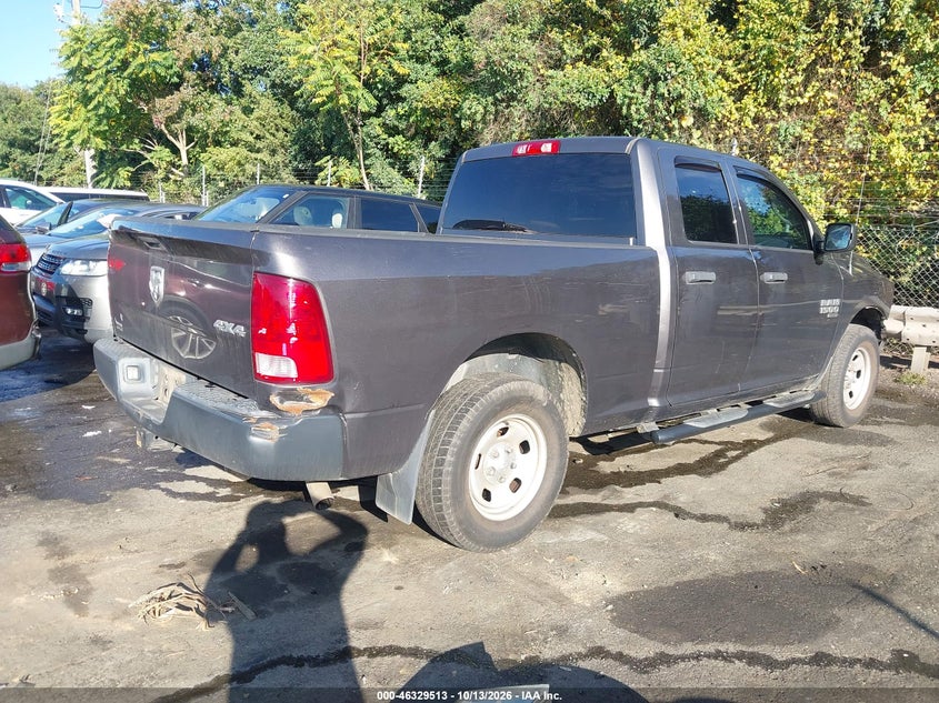 Vin: 1c6rr7fg4ks736660, lot: 46829766, ram 1500 classic tradesman  4x4 6'4 box 20194