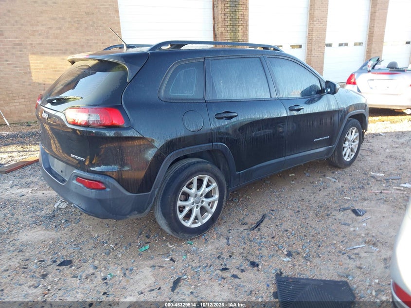 Vin: 1c4pjlab9fw731450, lot: 46829767, jeep cherokee sport 20154