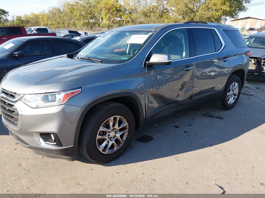 2018 Chevrolet Traverse 1Lt, Левый бок, IAAI, VIN 1GNERGKW6JJ178195 — фото 2