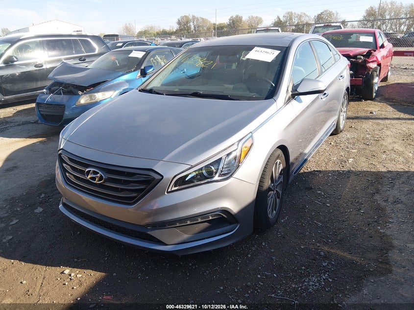 Vin: 5npe34af4gh355936, lot: 46829874, hyundai sonata sport 20162