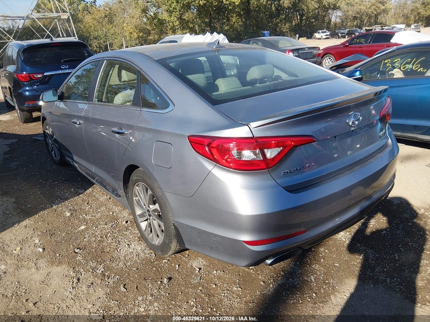 Vin: 5npe34af4gh355936, lot: 46829874, hyundai sonata sport 20163
