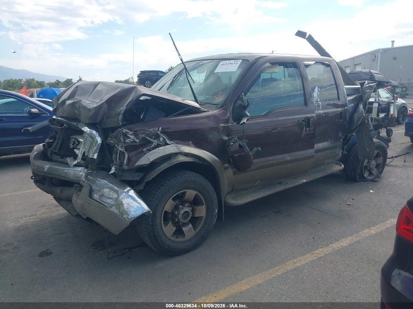 2004 Ford F-250 Lariat/Xl/Xlt, Rear, IAAI, VIN 1FTNW21P54EC47051 — photo 2