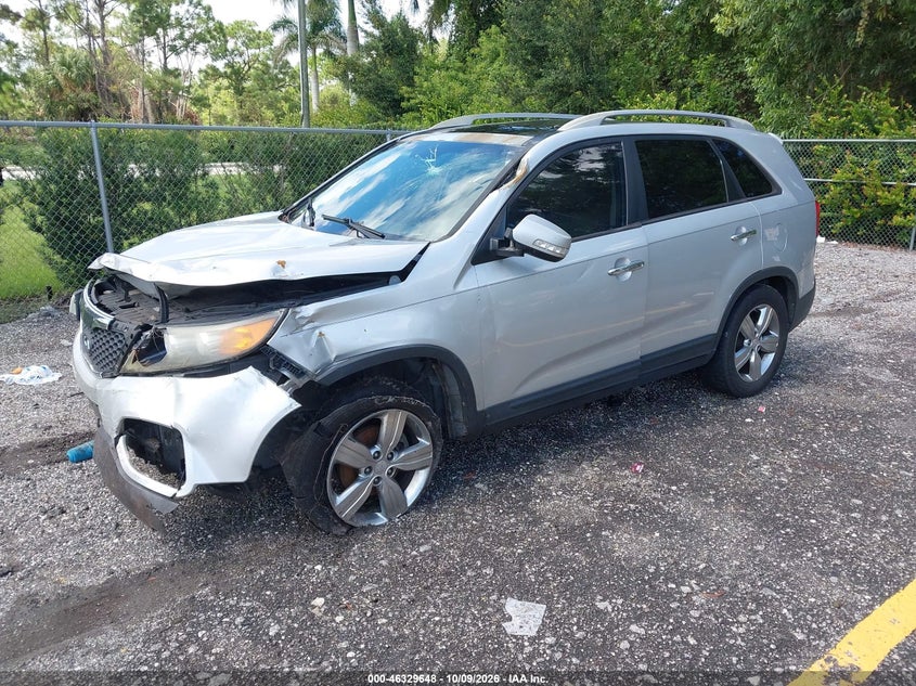 Vin: 5xyku4a23cg291676, lot: 46829901, kia sorento ex v6 20122