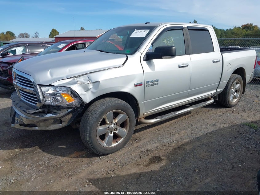Vin: 3c6rr7lt3fg585003, lot: 46829966, ram 1500 big horn 20152